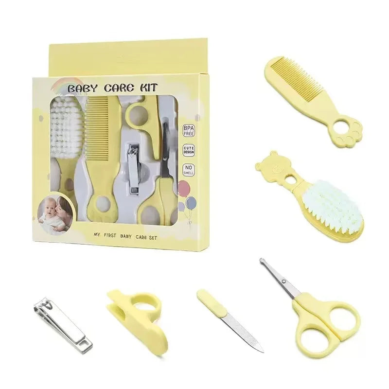6pcs/Set Baby Care Grooming Kit -Newborn Baby Care Essentials Kit. Newborn Nursery Health Care Set For Newborn Infant Toddlers