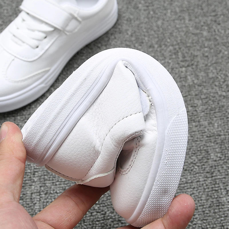 Spring and autumn boys leisure running shoes non-slip soft sole sports shoes children's small white shoes tennis shoes hot sale