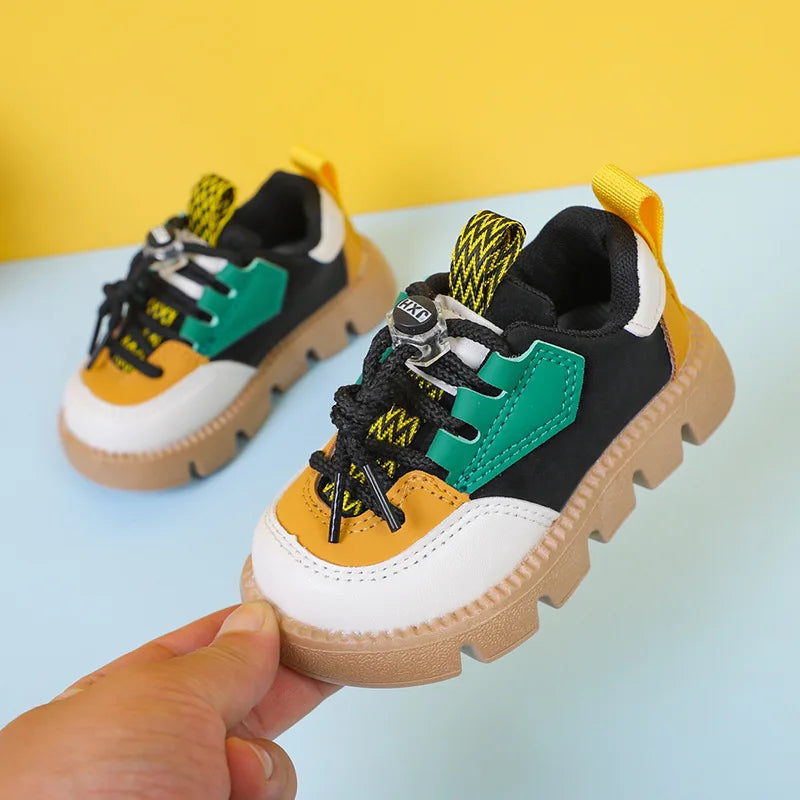 Baby Shoes 2026 New Fashion Casual Girls Boys Sneakers Lace Up Comfortable Breathable Tenis Shoes for Infant Walking Kids Shoes