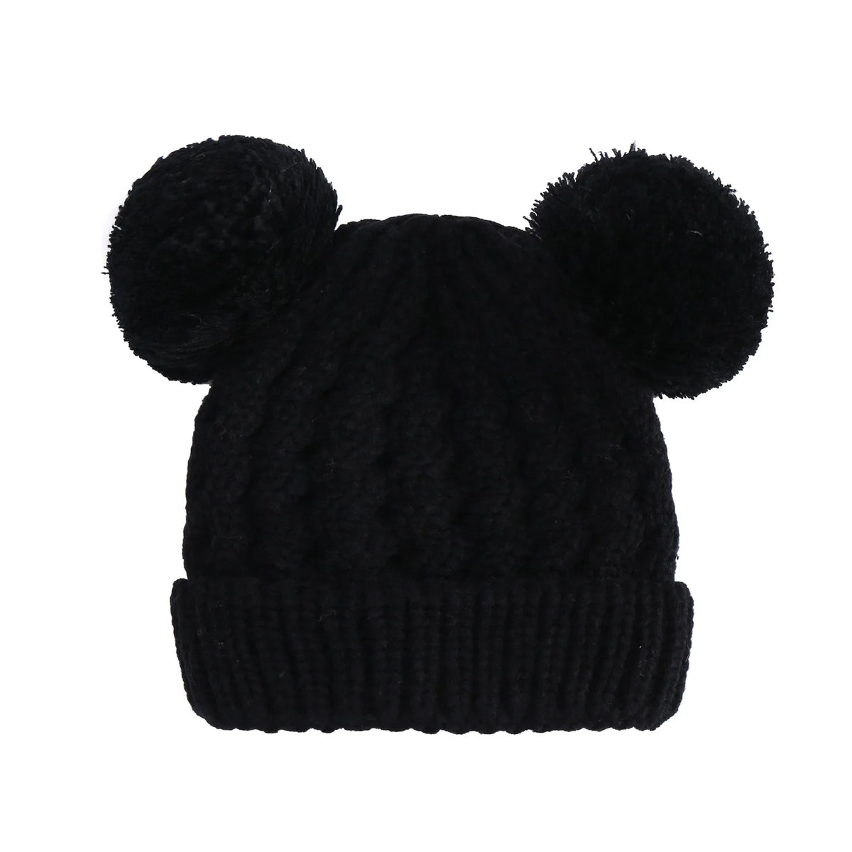 Autumn Winter Baby Hat for Girls Beanie Bonnet Kids Cute Pompoms Knit Hats Solid Newborn Accessories Warmer Stuff Toddler Cap