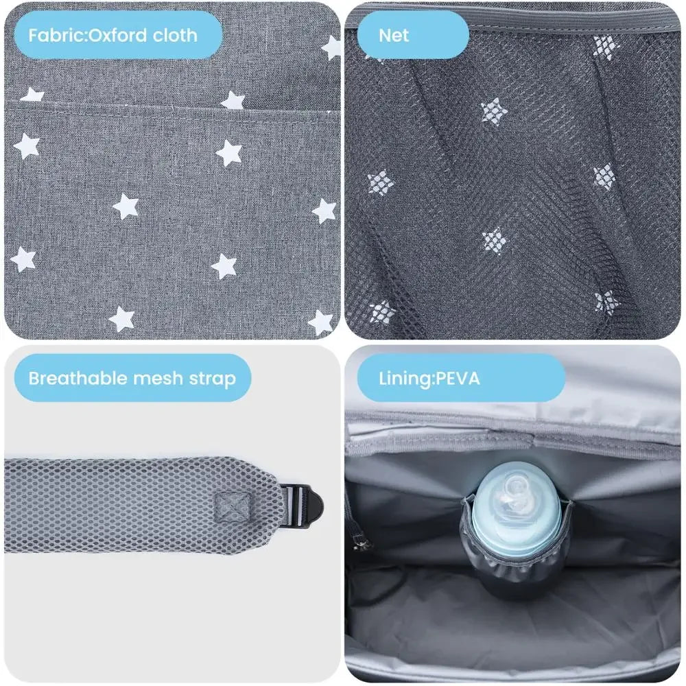 Baby Stroller Bag  Women Diaper Bags for Maternity Backpack Large Capacity Bags Organizer Mummy Wet Nappy Bag for Mom Care