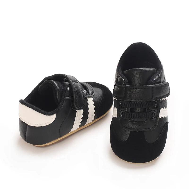 Baby Shoes With Soft Soles For Boys And Girls Aged 0-1, Color Blocked Sports Shoes, Anti Slip Walking Shoes, Simple, Fashionable