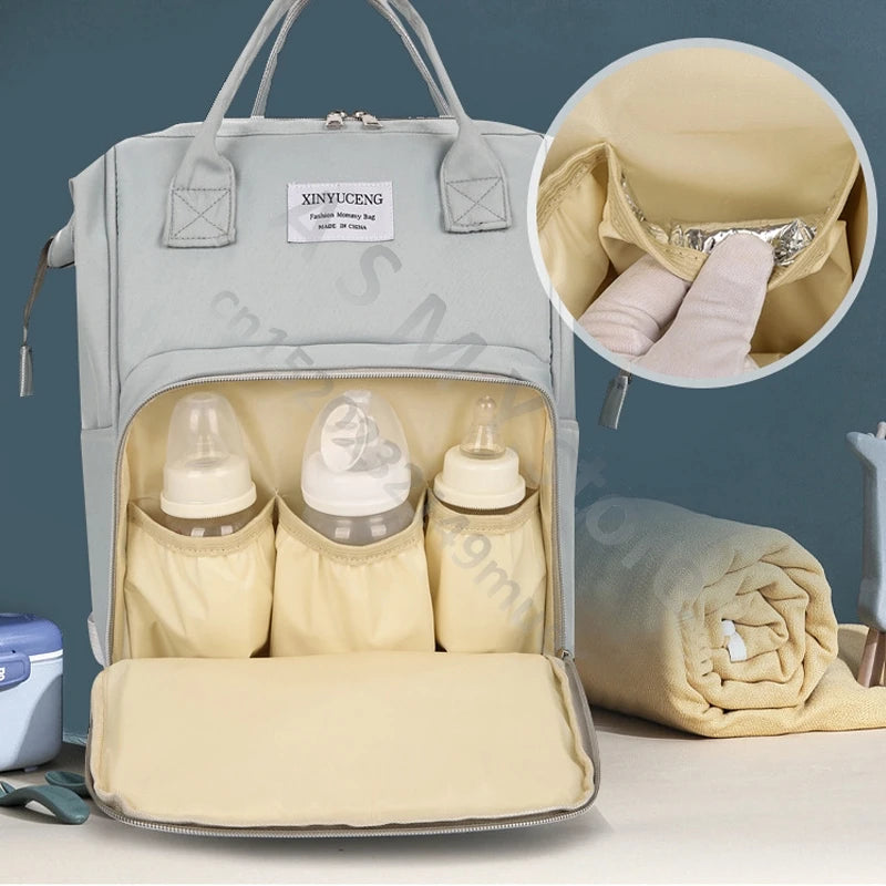 Mommy bag with baby, outdoor backpack, multifunctional, large capacity, mother and baby bag, female