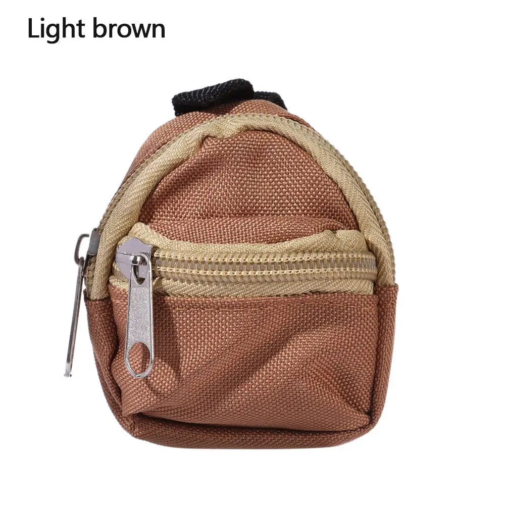 Cute Doll Backpacks Doll Bags Mini Bag Zipper Doll Backpacks Cute School Bags Doll Accessories Toy Dolls Supplies for Doll Play