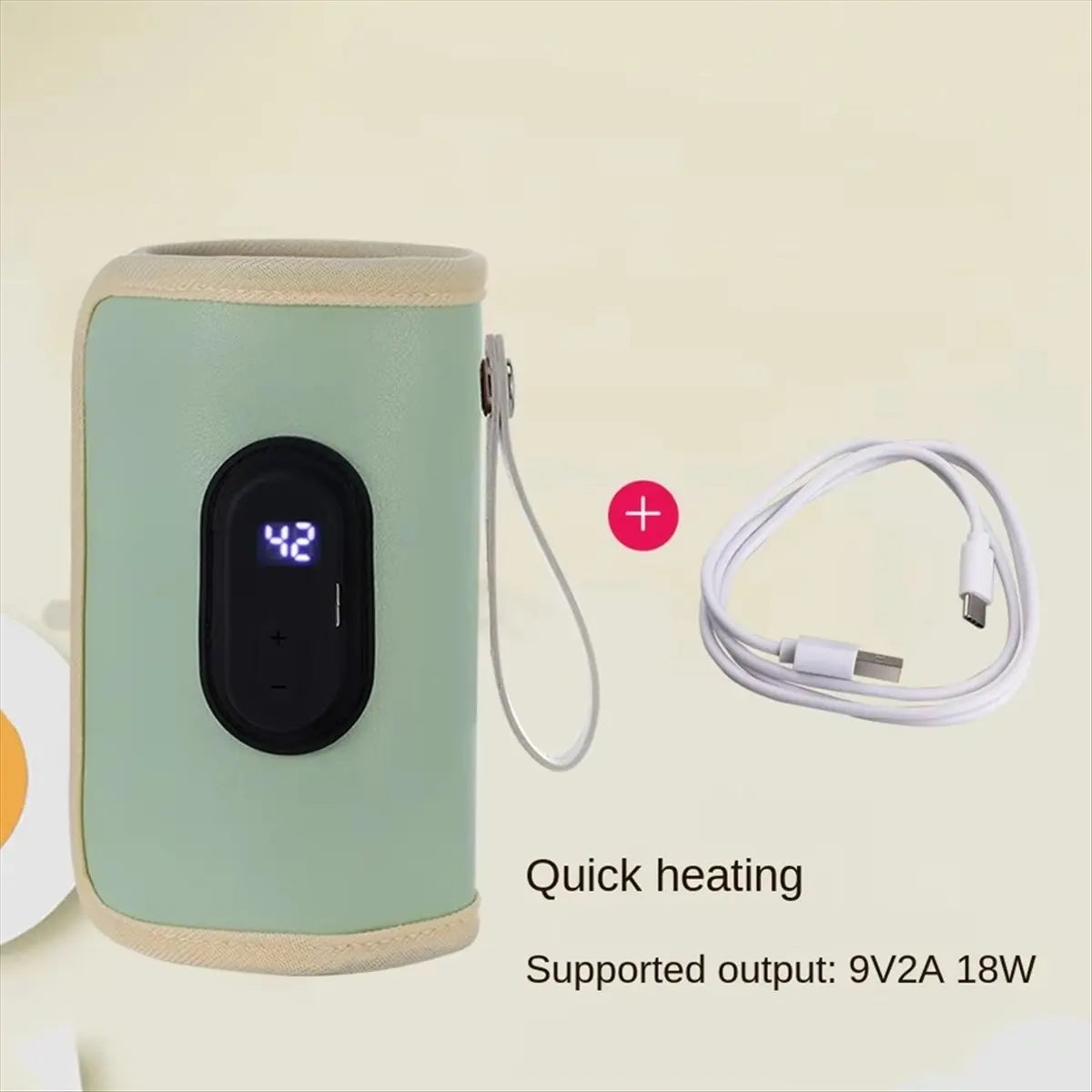B78B-Baby Bottle Warmer Milk Heater For Car And Outdoor Travel Essential Child Care Accessory