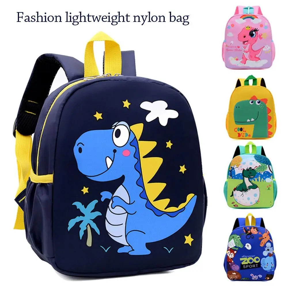 Cute Cartoon Dinosaur Baby Backpacks Kindergarten Schoolbag Children Boys Girls School Bags Adjustable Animals Kid Backpack