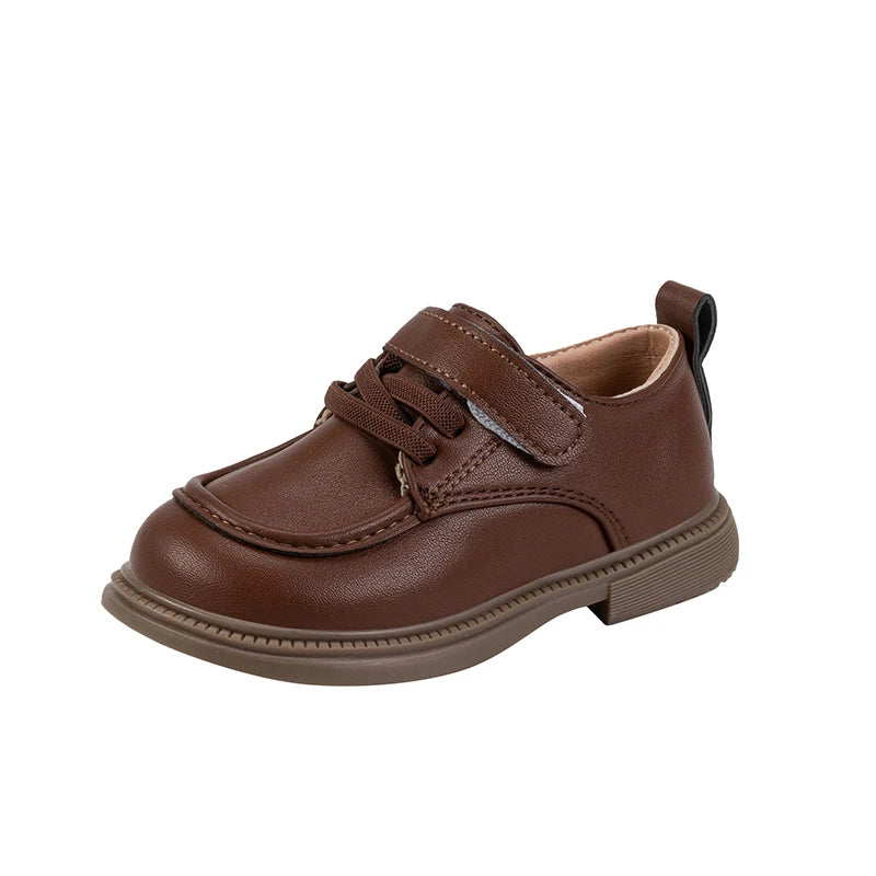 Boys Leather Shoes Kids School Performance Shoes Comfortable British Style Children Birthday Party Shoes 2025 Spring Autumn New