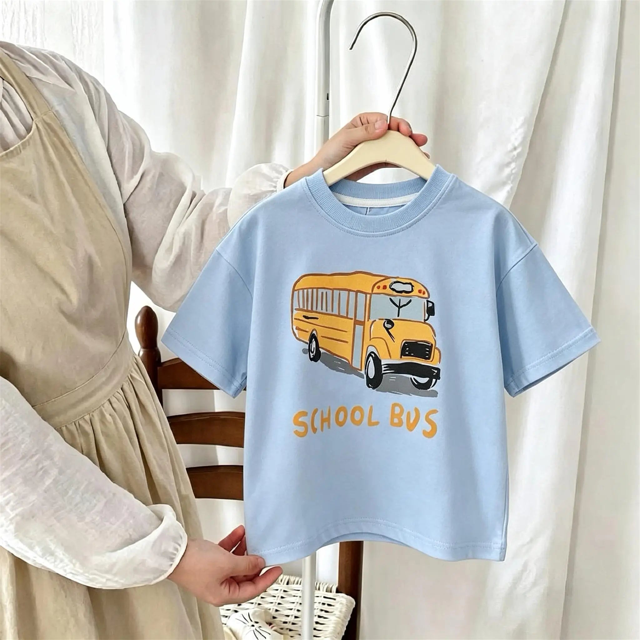 T-shirt For Boys Clothes 2026 New Summer Short Sleeve Tops Kids Tees Printed Car Fashion Crewneck Children's Tshirts 1-7 Age