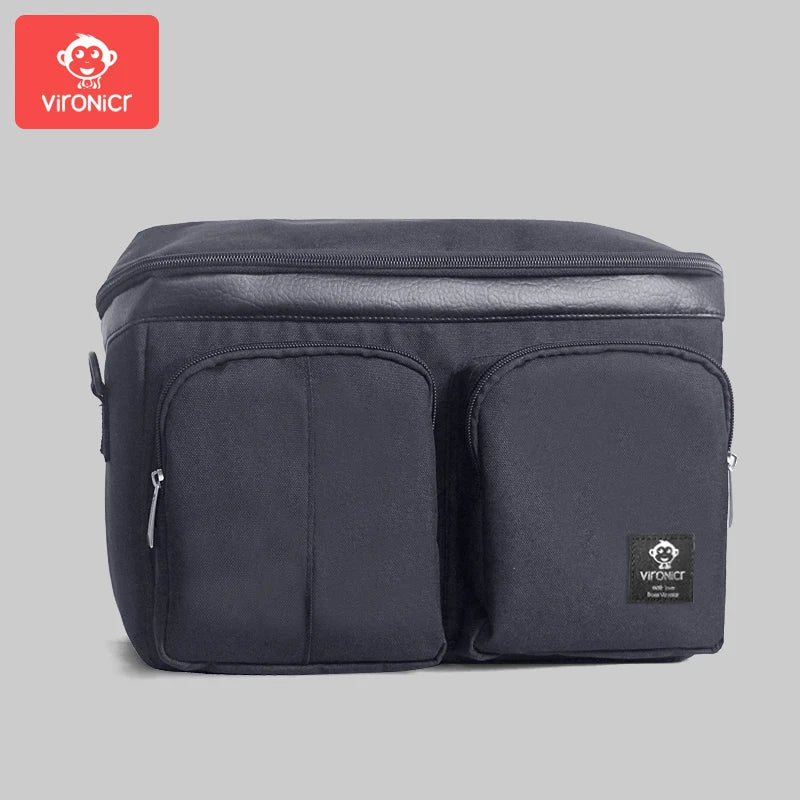 Stroller Organizer Bags Mummy Large Capacity Travel Hanging Bag Bottle Holder Pram Diaper Bags Baby Stroller Accessories