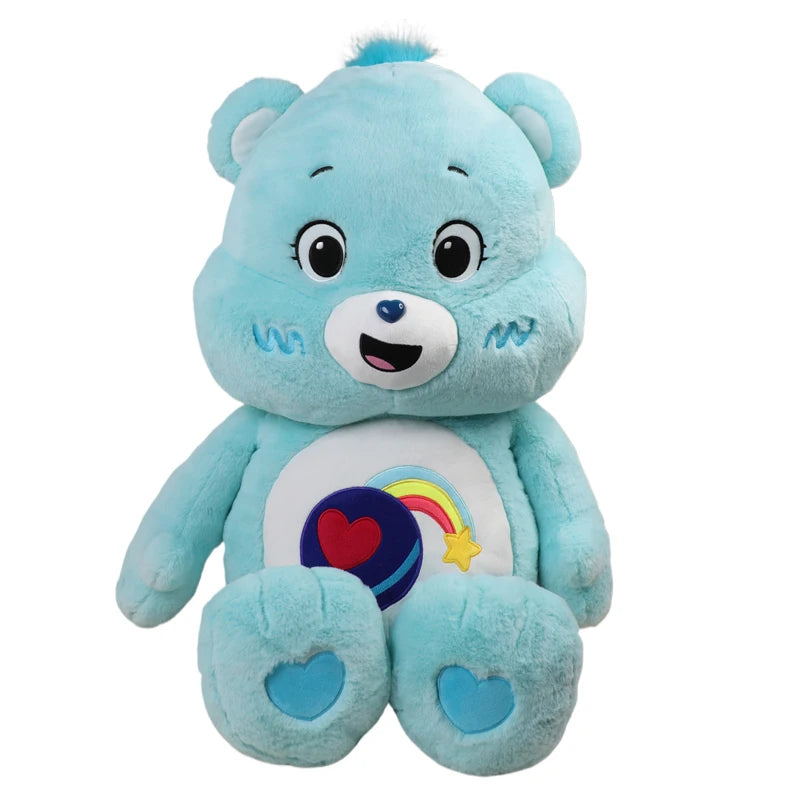 Care Bears 45cm Cute Cartoon Plush Doll Stuffed Toy Cuddly Companion Viral Hit Birthday Gift for Boys & Girls Soft Kids Pillow