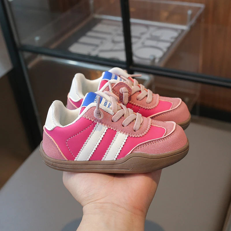 Boys And Girls Canvas Shoes Children's School Performance Shoes Fashion Children Biscuit Bottom Breathable Kids Shoes