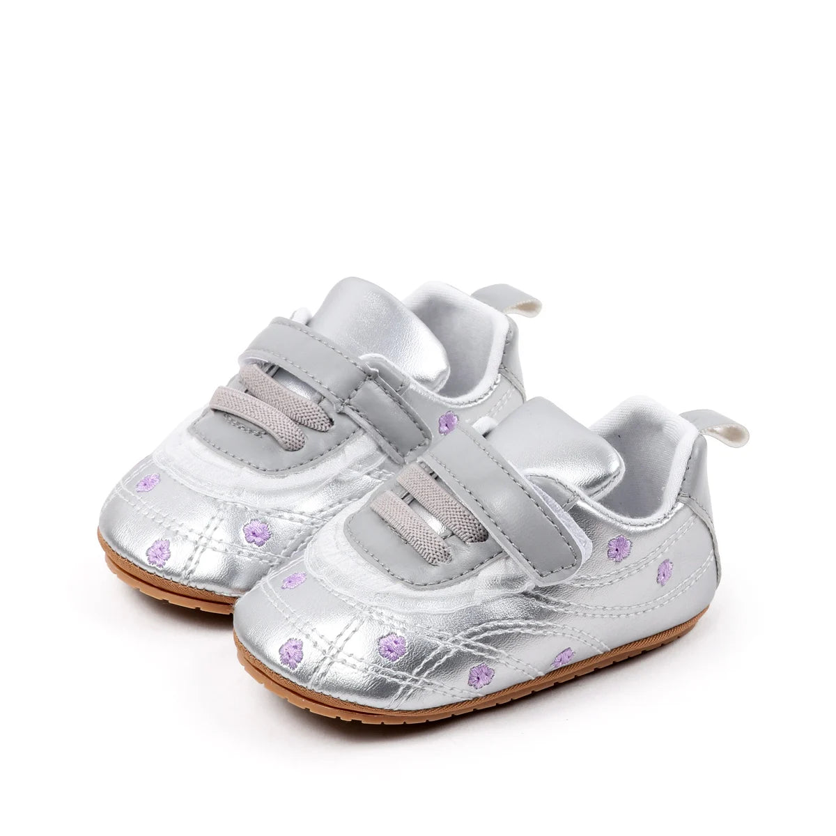 Baby Boys And Girls First Walking Toddler Shoes High Quality Baby Sneaker For 0-18 Months Spring And Autumn Soft TPR Sole