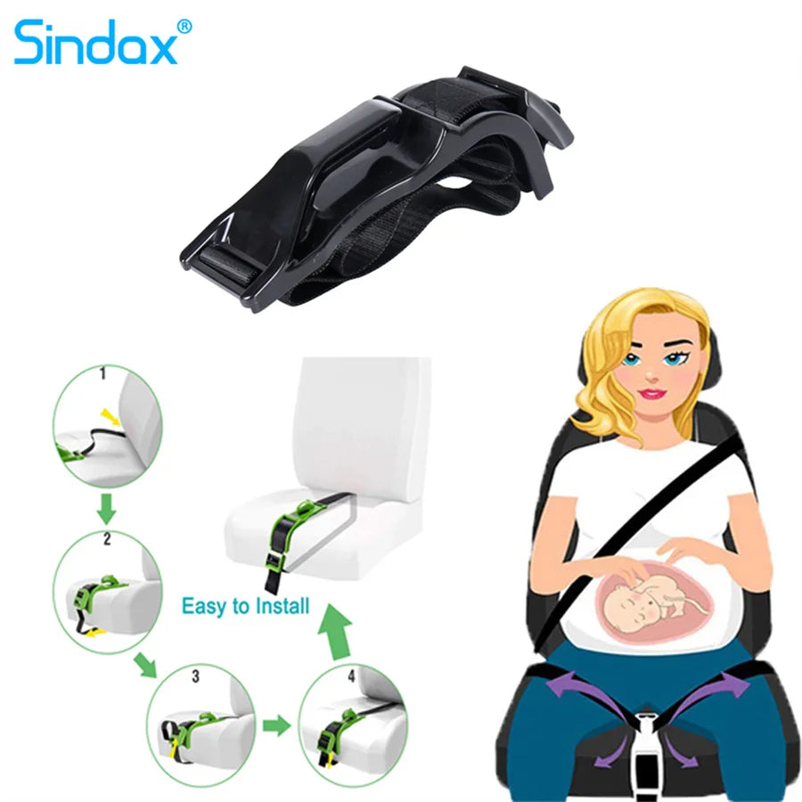 Pregnant Woman Car Seat Safety Belt Adjuster Unborn Baby Moms Belly Driving Protector Car Seat Belt Extender For Maternity