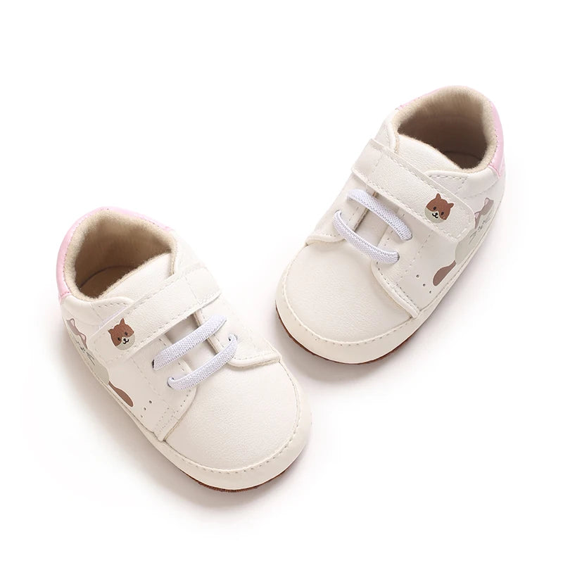 Fashionable 0-18M Baby Casual Sports Shoes For Spring And Autumn Men And Women High-Quality Soft Soled Anti Slip Walking Shoes