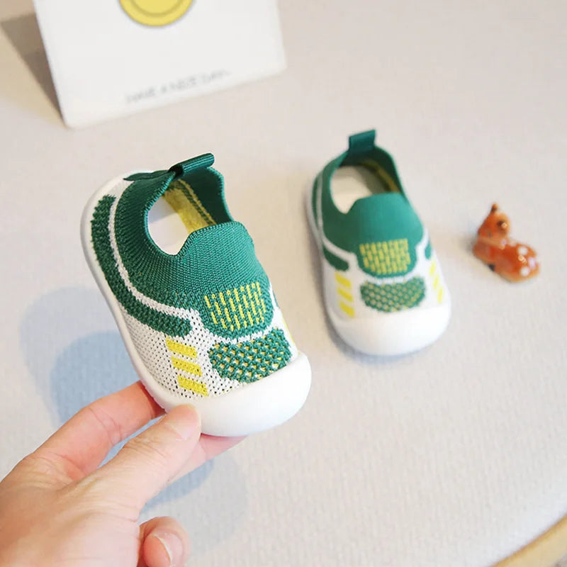 Baby Walking Shoes Soft Bottom Non-slip Baby Shoes Spring and Autumn A Stirrup 1-3 Years Old Children's Shoes and Socks