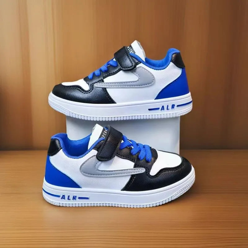 Boys Casual Shoes Spring Fall New Kids Low Top Lightweight Soft Sole School Waterproof Children Sneakers Lightweight Waterproof