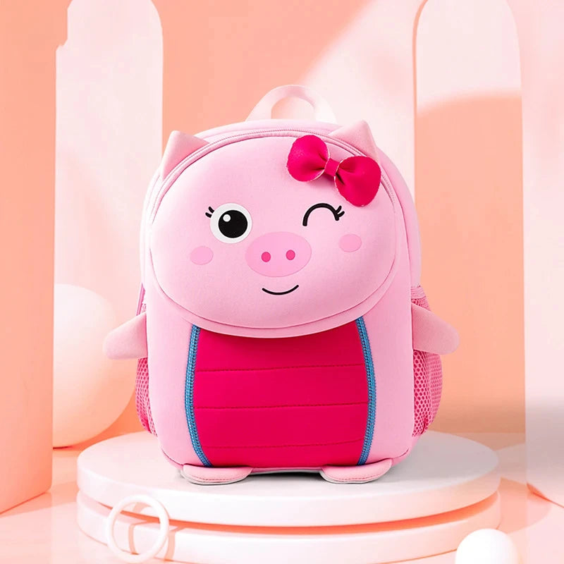 New Children School Bags 3D Biomimetic Animal Kids Backpack Kindergarten Boys and Girls School Bags Mini Backpack Book Bag