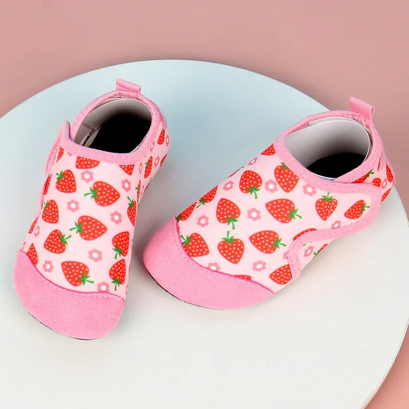 2026 New Baby Water Shoes Non-Slip Comfortable Kids Beach Socks Wading Barefoot Shoes