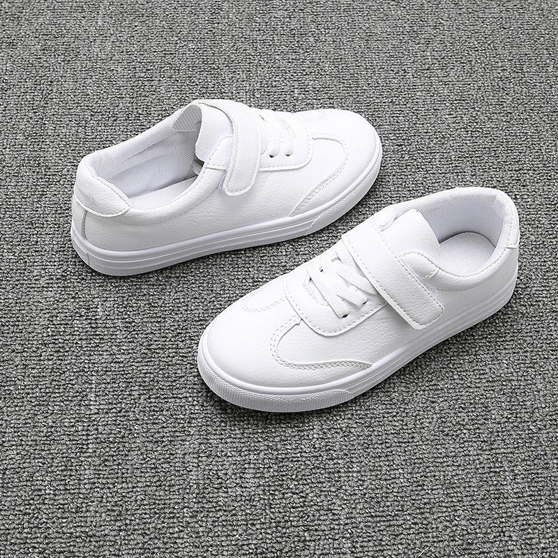 Spring and autumn boys leisure running shoes non-slip soft sole sports shoes children's small white shoes tennis shoes hot sale