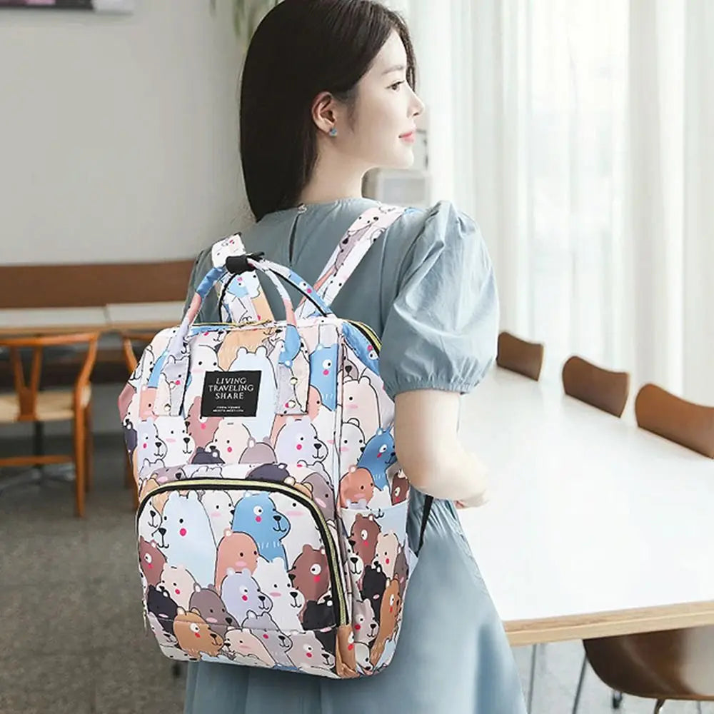 Baby Bag Maternity Baby Care Multi-Function Tote Bag Pockets Large Capacity Travel Backpack Diaper Bag Mummy Bag Nappy Bags