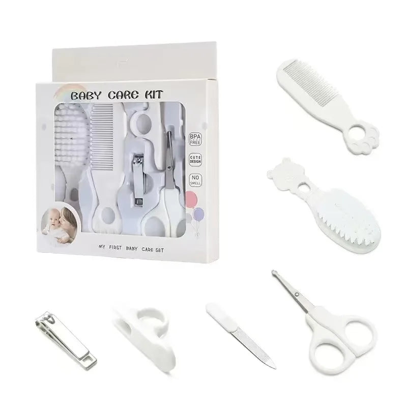 6pcs/Set Baby Care Grooming Kit -Newborn Baby Care Essentials Kit. Newborn Nursery Health Care Set For Newborn Infant Toddlers