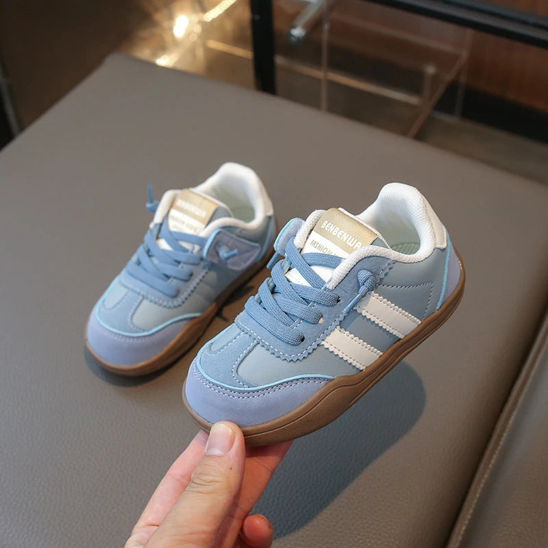Boys And Girls Canvas Shoes Children's School Performance Shoes Fashion Children Biscuit Bottom Breathable Kids Shoes
