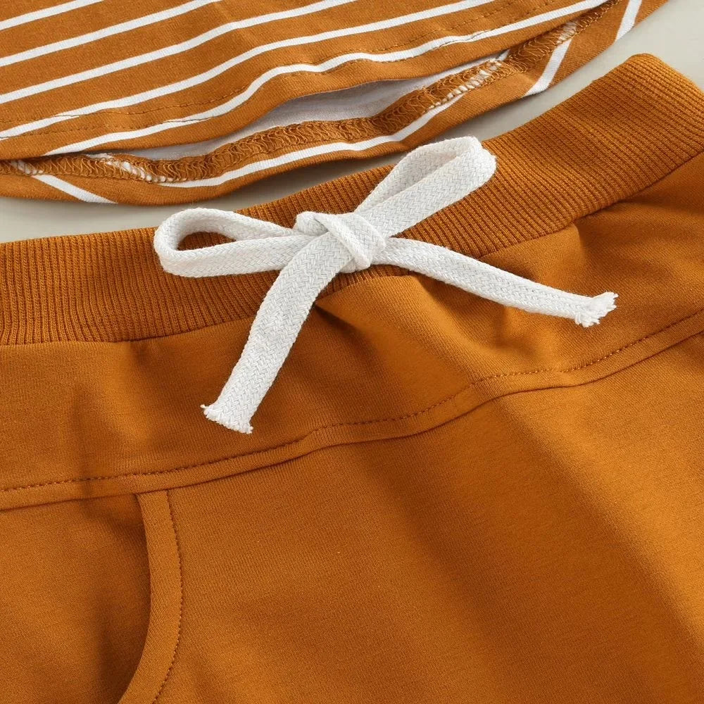Baby Girls Hooded Clothes Cotton Kids Girls Heart Pattern Tops T-Shirts+Floral Pants Suits Autumn Spring Clothing Set