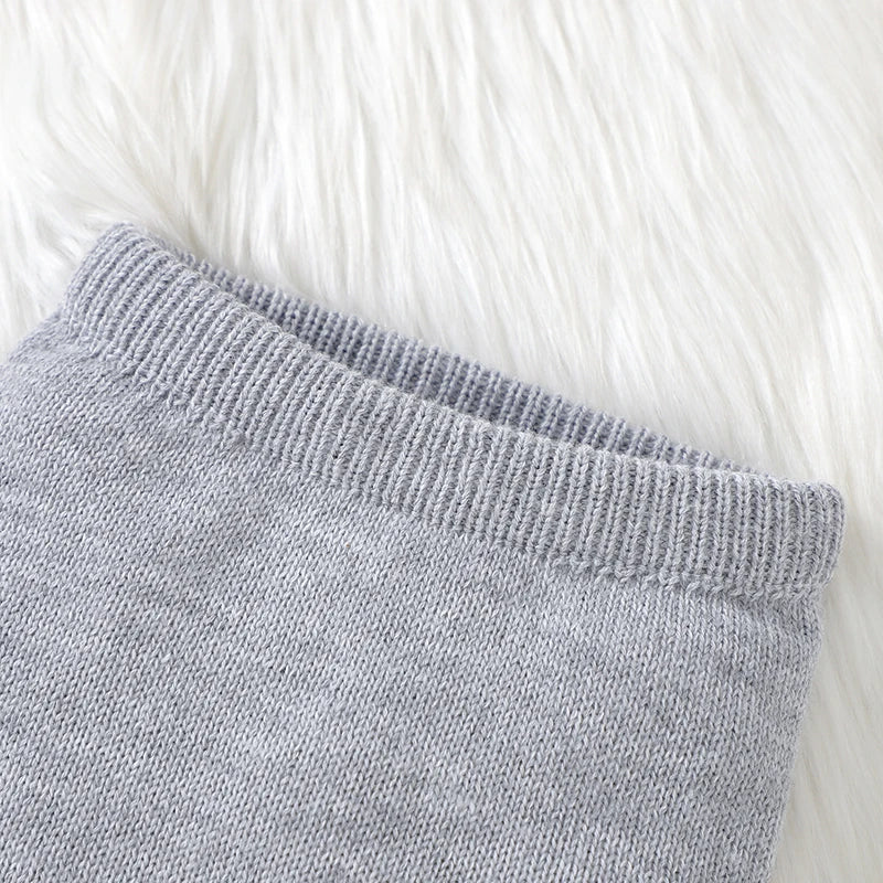 Winter Baby Boys Clothes 0-9m Autumn Outwear Newborn Girls Full Sleeves Sweaters Jumpers+Pants Outfits Sets 2pcs Infant Knitwear