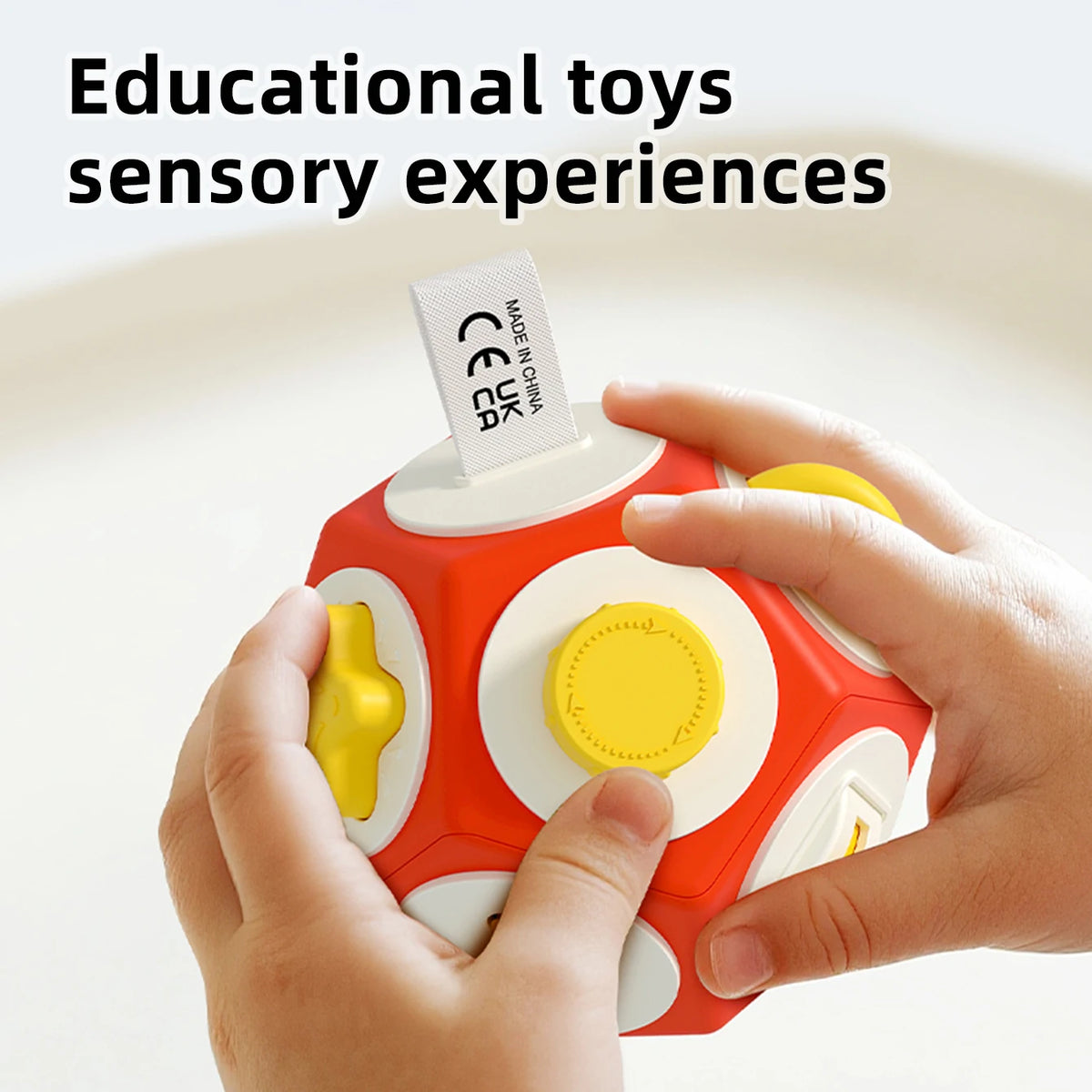 Baby Early Education 0-6 Months Busy Ball Multi-Functional Montessori Educational Toy