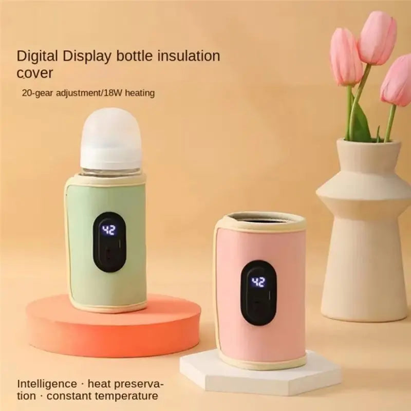 B78B-Baby Bottle Warmer Milk Heater For Car And Outdoor Travel Essential Child Care Accessory