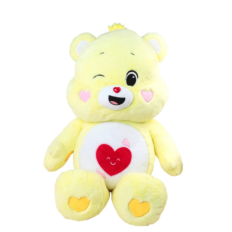 Care Bears 45cm Cute Cartoon Plush Doll Stuffed Toy Cuddly Companion Viral Hit Birthday Gift for Boys & Girls Soft Kids Pillow