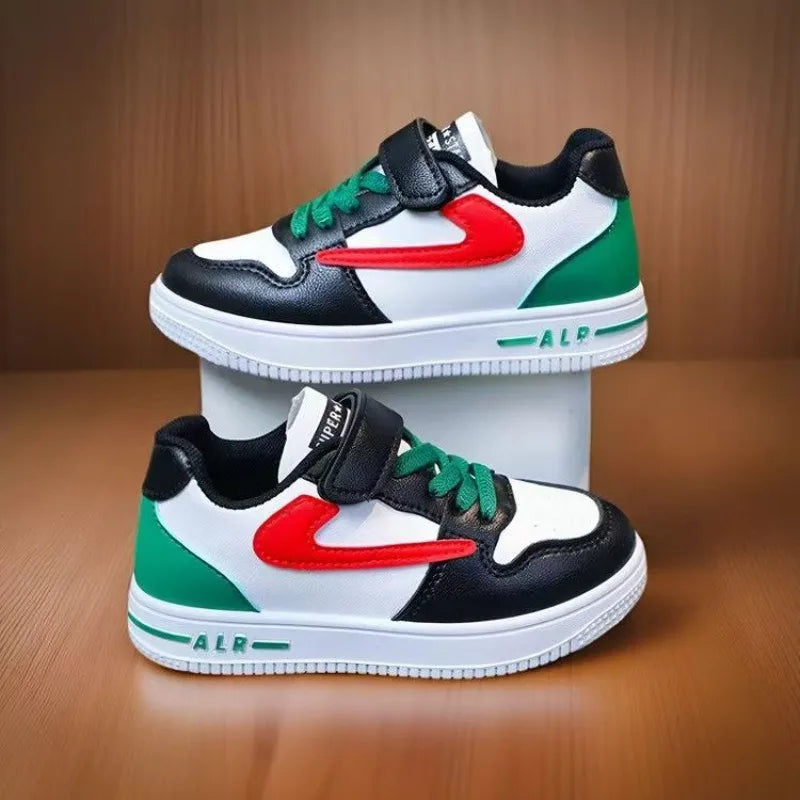 Boys Casual Shoes Spring Fall New Kids Low Top Lightweight Soft Sole School Waterproof Children Sneakers Lightweight Waterproof