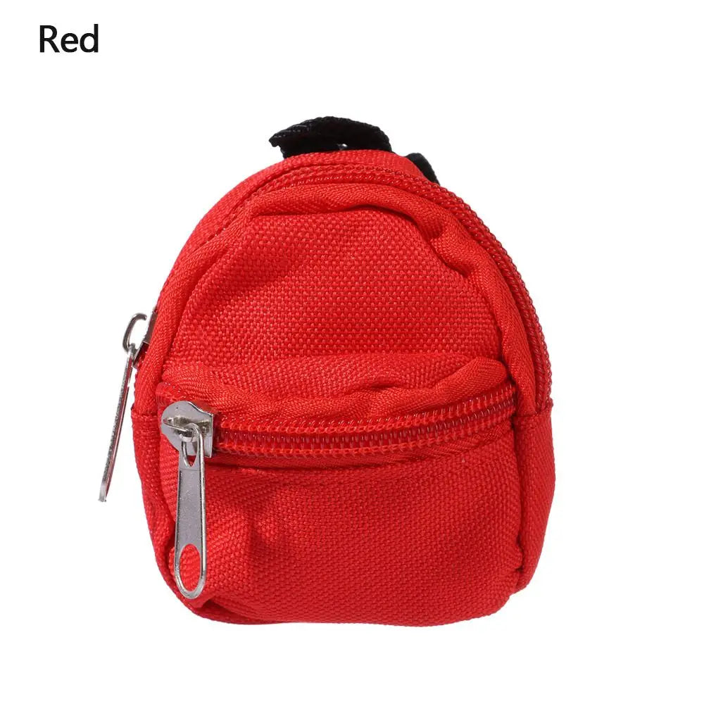 Cute Doll Backpacks Doll Bags Mini Bag Zipper Doll Backpacks Cute School Bags Doll Accessories Toy Dolls Supplies for Doll Play