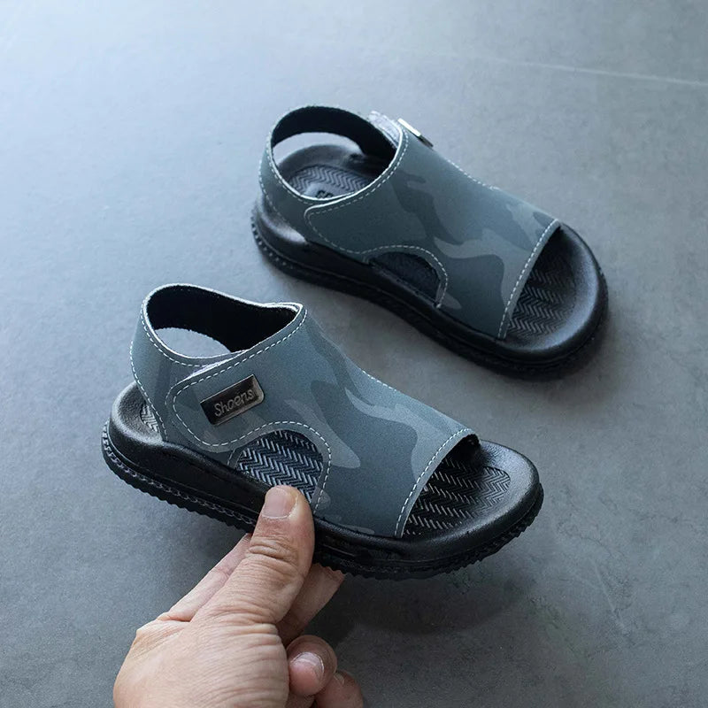Boys' Sandals 2025Summer New Soft Soled Kid Shoe 1-16y Light Sandals for Girls Casual Beach Shoes Anti Slip Boys Shoe Sandalias