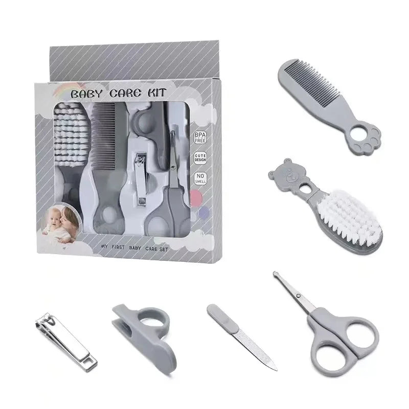 6pcs/Set Baby Care Grooming Kit -Newborn Baby Care Essentials Kit. Newborn Nursery Health Care Set For Newborn Infant Toddlers