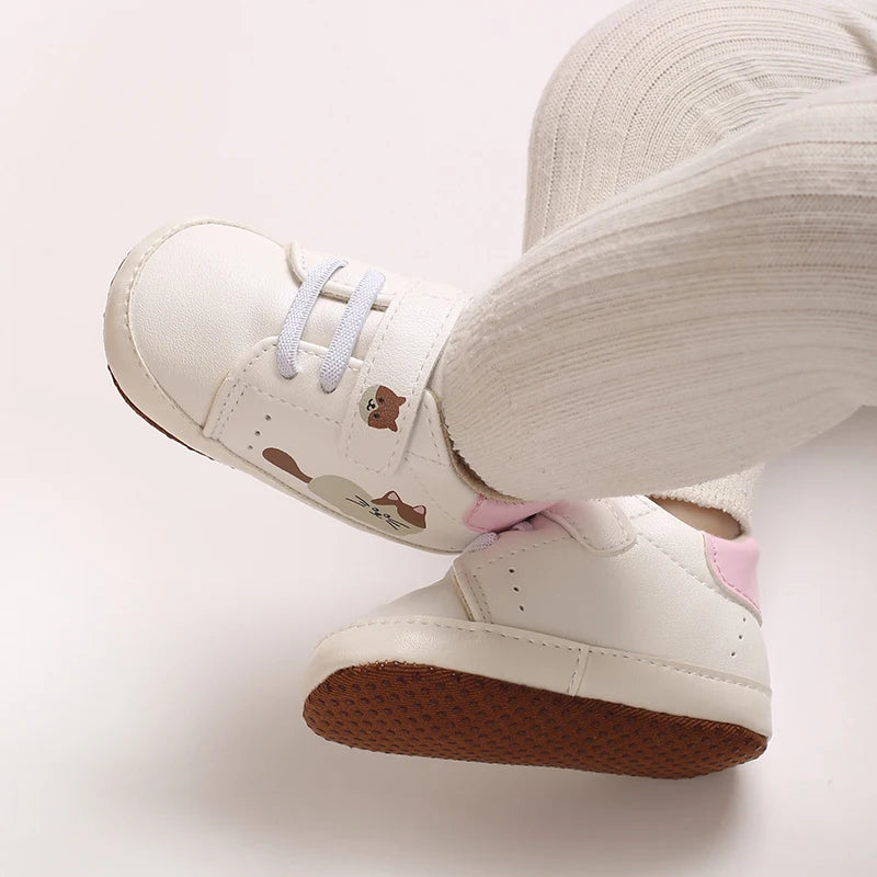Fashionable 0-18M Baby Casual Sports Shoes For Spring And Autumn Men And Women High-Quality Soft Soled Anti Slip Walking Shoes