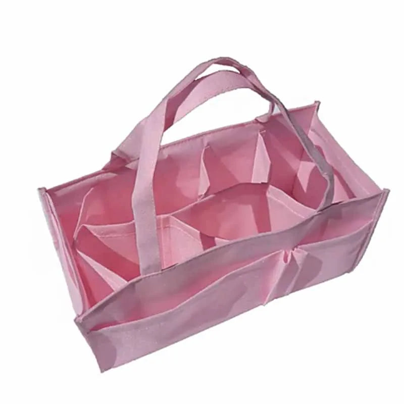 Portable Mummy Bag Large Capacity Baby Tote Diaper Organizer Nappy Maternity Handbag Bottle Storage Multi-Function Separate Bag