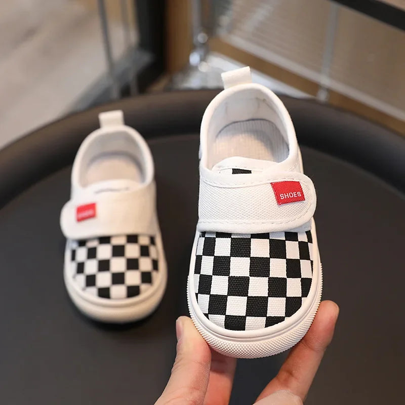 Children Canvas Shoe 2025Spring Summer New Children Sneakers Boy Girl Cloth Shoes Kid Shoes Baby Kindergarten Shoe Baby Sneakers