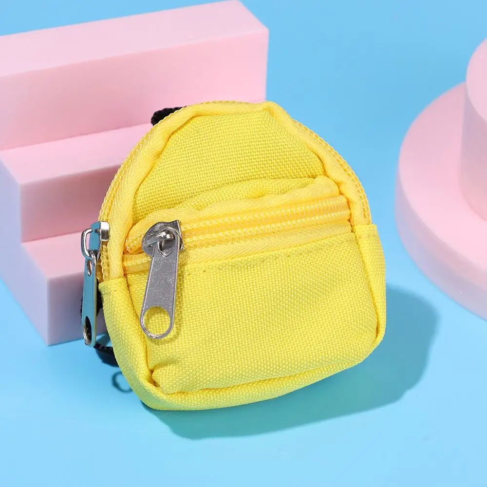 Cute Doll Backpacks Doll Bags Mini Bag Zipper Doll Backpacks Cute School Bags Doll Accessories Toy Dolls Supplies for Doll Play