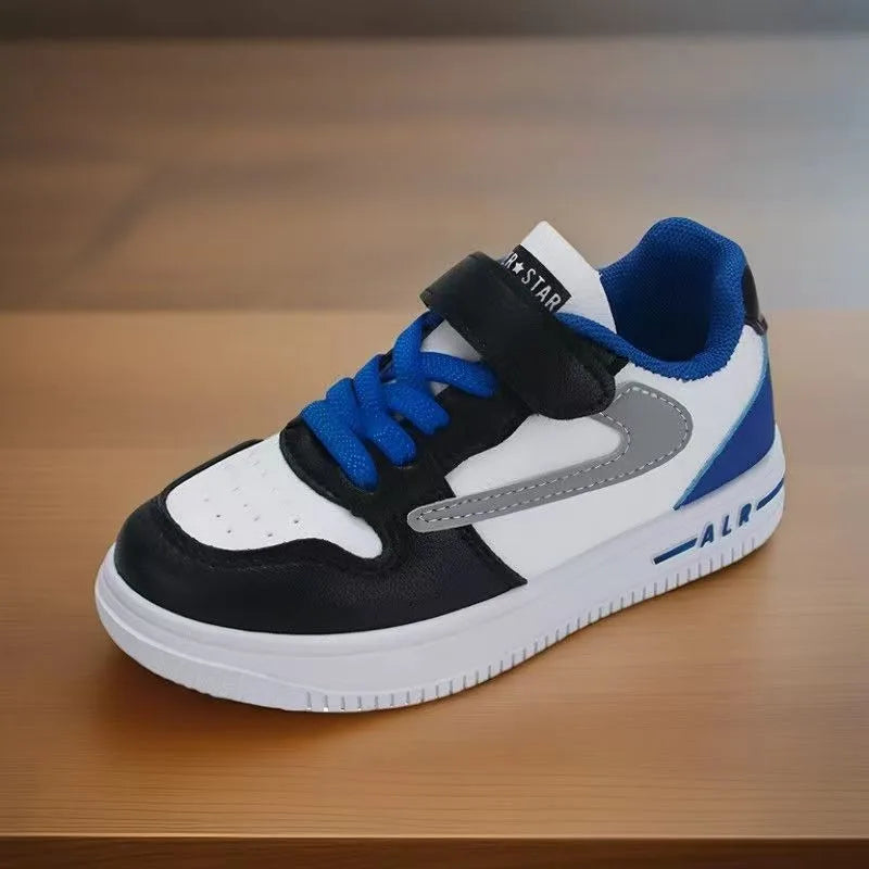 Boys Casual Shoes Spring Fall New Kids Low Top Lightweight Soft Sole School Waterproof Children Sneakers Lightweight Waterproof