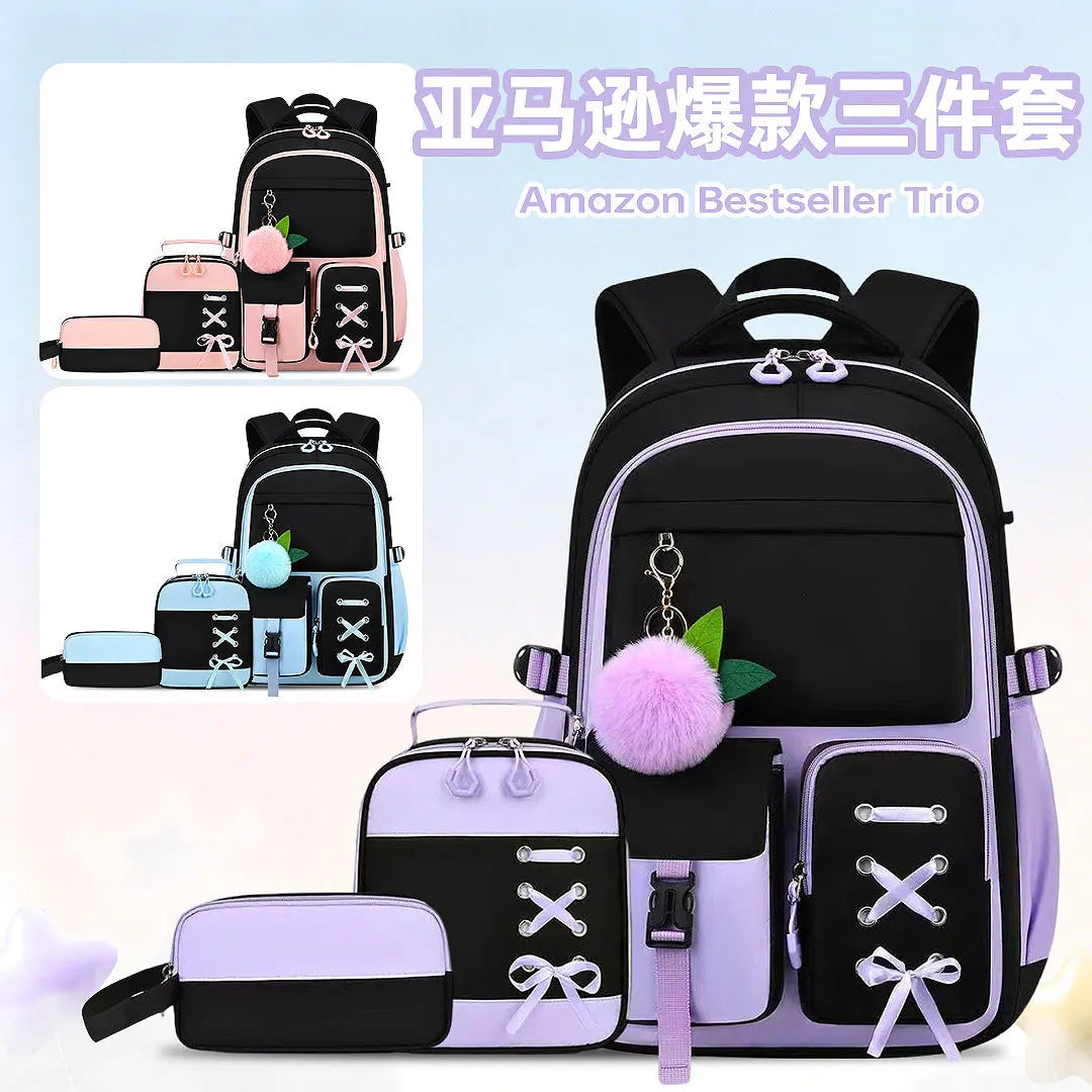 Primary School Bags For Girls Schoolbag Kawaii Lightweight Children School backpack Book Bag Travel Backpack Mochilas Gifts