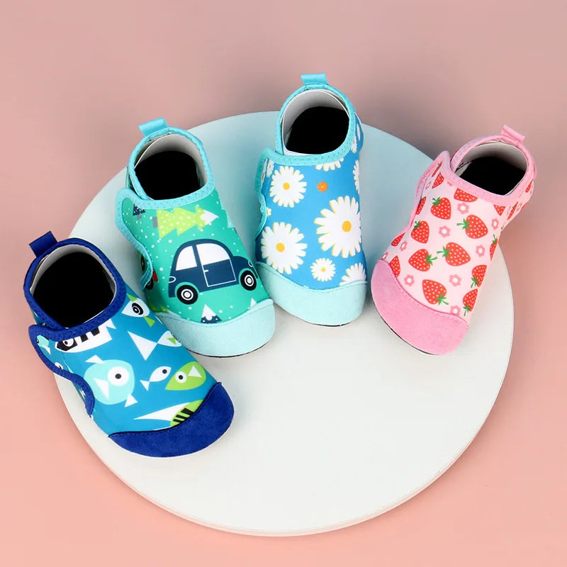 2026 New Baby Water Shoes Non-Slip Comfortable Kids Beach Socks Wading Barefoot Shoes