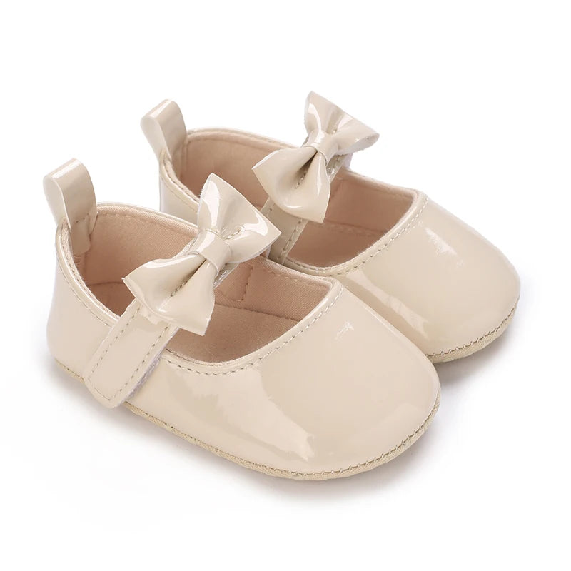 Baby Girl Shoes Bowknot Flats Soft Sole Newborn Princess Walker Sandals Formal Toddler Shoe