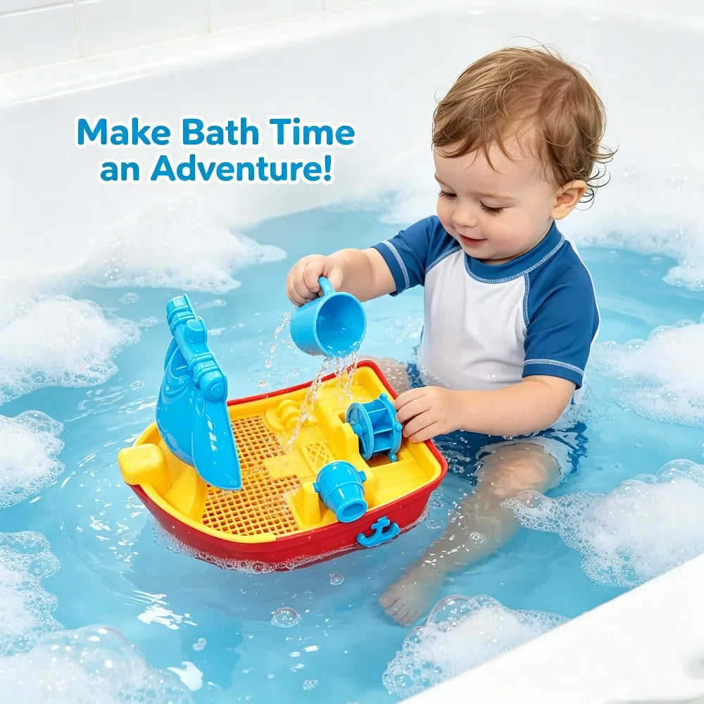 Children's Beach Boat Toys, Outdoor Water Play and Sand Digging Tools, Parent-child Beach, Boys and Girls' Toys, Summer Gifts