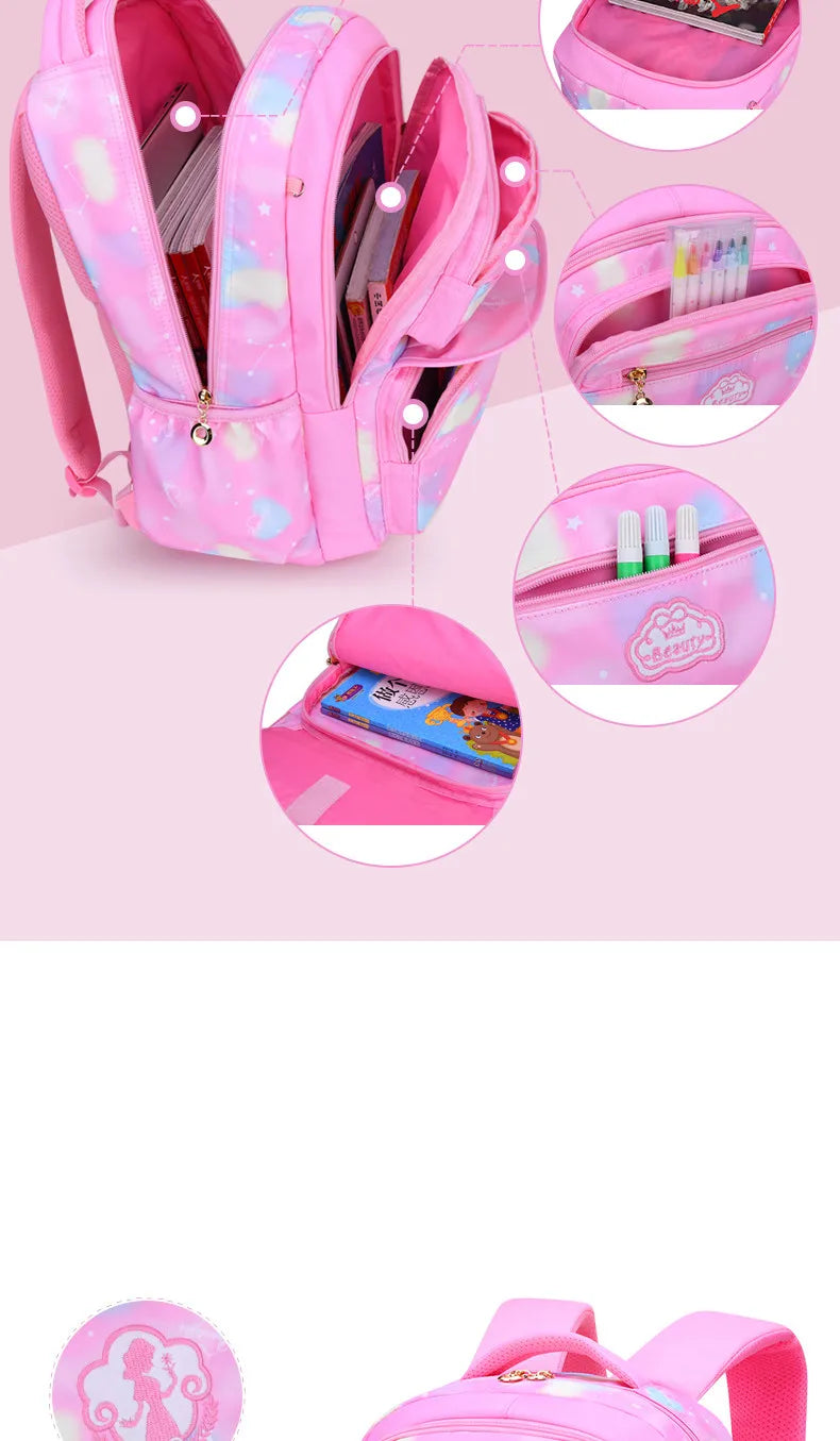 Backpack School Bag Girl Back Pack For Children Kid Child Teenager Female Class Schoolbag Primary Women Bagpack Teen Bookbag Kit