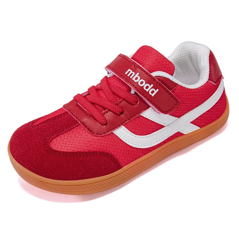 Children's Sports Shoes Boys' Barefoot Shoes Wide-Toed Simple Fashion Casual Shoes Lightweight Hook and Loop girls' Flat Shoes