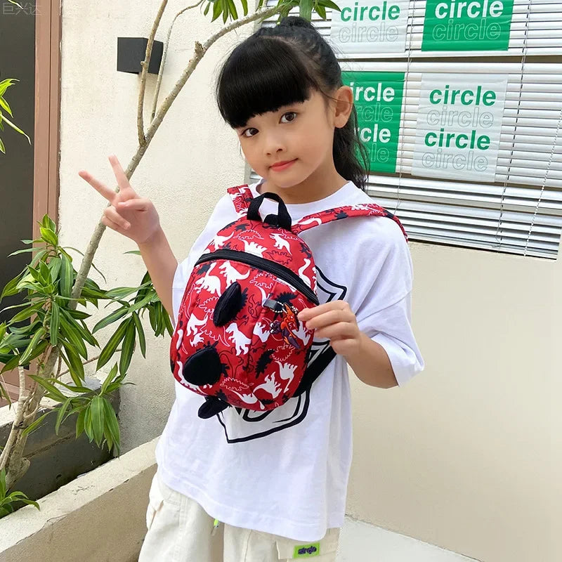 Cute Kids Dinosaur Chest Bags Cartoon Childlren Crossbody Bags Boys Girls High Capacity Handbags Coin Purse Wallet Baby Backpack