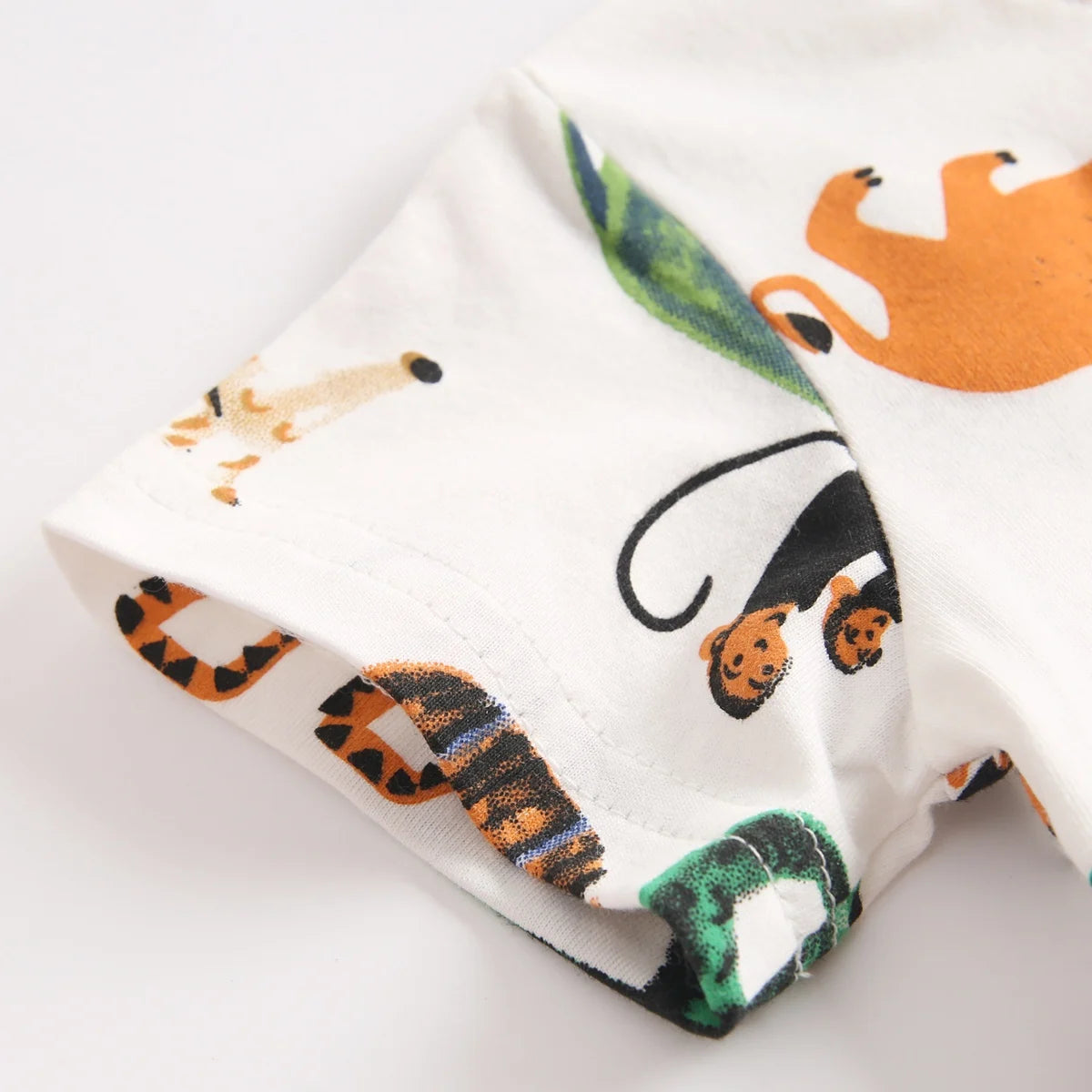 Baby Boys Summer Clothing Sets Cartoon Short Sleeve Cotton