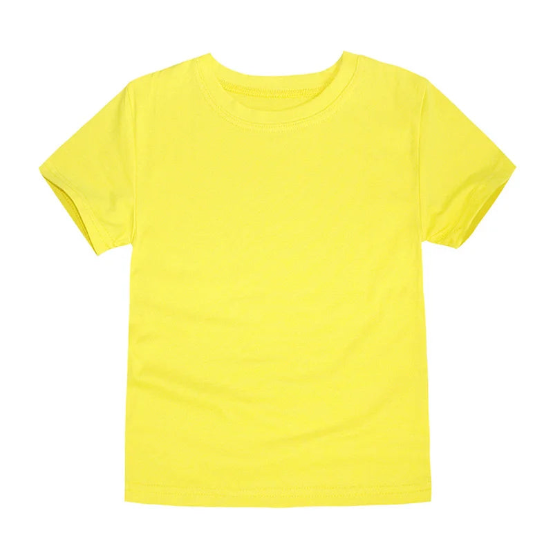 Boys T Shirt for Kids 2 3 4 5 6 7 8 9 10 11 12 13 14 Years 2024 Cotton Summer Top Green Yellow Red Baby Toddler Clothes Korean