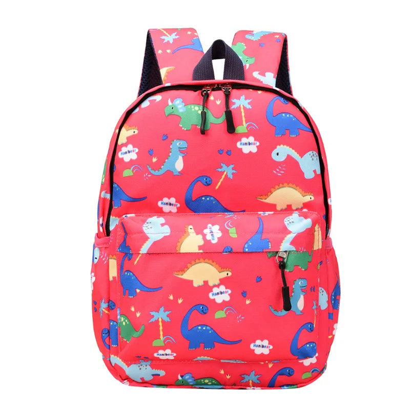 2026 Cute Cartoon Dinosaur Baby Backpacks Kindergarten Schoolbag Children Boys Girls School Bags Adjustable Animals Kid Backpack